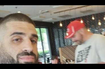 Georges Pizza with Randy And Katina!