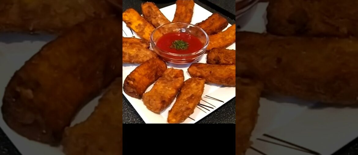 french fry ripe plantains #shortsfeed #vegan #food #delicious #simplerecipe @simplyvego9622