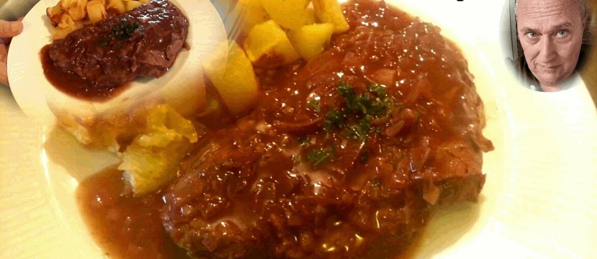 Steak with shallot sauce (French recipe)