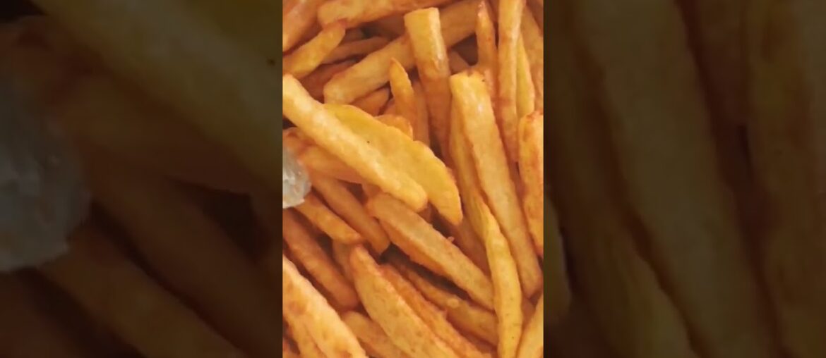 EASY BEST HOMEMADE FRENCH FRIES RECIPE#yummy #satisfying #delicious #healthy #shortvideo