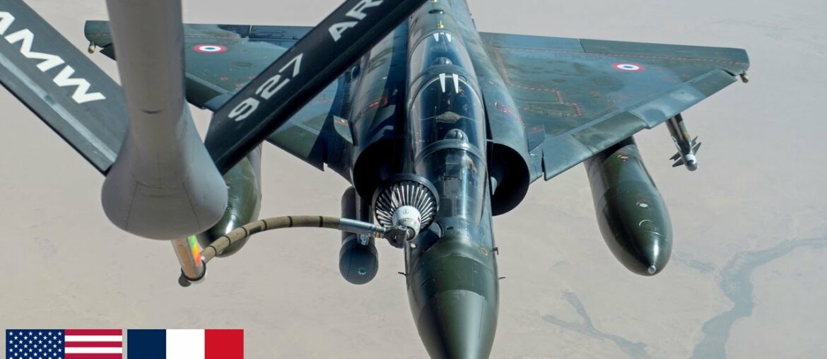 U.S. and French Air Force. Powerful Mirage 2000 fighter jets in the Middle East.