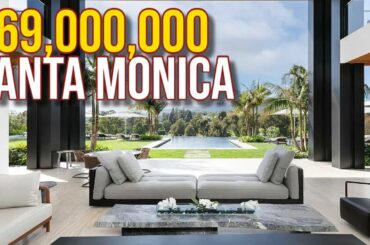 Touring $69,000,000 SANTA MONICA Mega Mansion!
