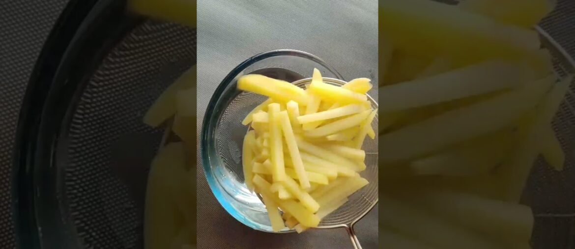 #short McDonald's style French fries ghar per.
