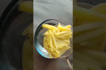 #short McDonald's style French fries ghar per.