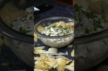 From scratch French Onion Dip #shorts #cooking #food #recipes #superbowl #cookingvideo