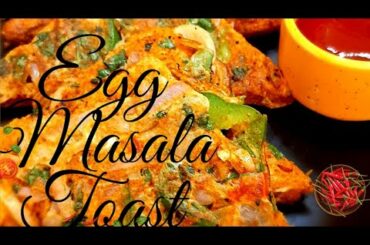 Masala Egg Bread Toast recipe | Egg Masala Toast | French Toast | Street food | French Toast Recipe