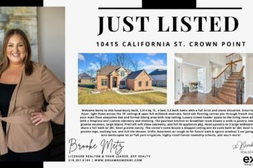 Home For Sale | 10415 California St  Crown Point IN 46307 | Brooke Metz, eXp Realty