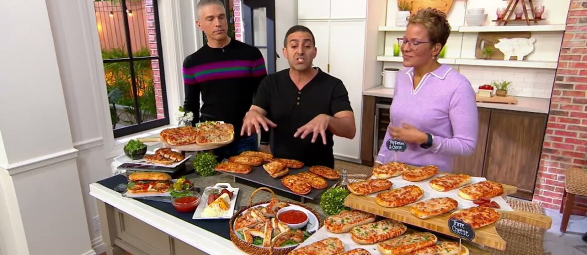Riccardo's (8) 5.5-oz Authentic French Bread Pizza on QVC Riccardo's (8) 5.5-oz Authentic French Bread Pizza on QVC