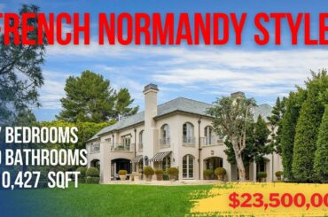 This $23,500,000 Home Is The Perfect Blend Of French Normandy And Contemporary Style Homes