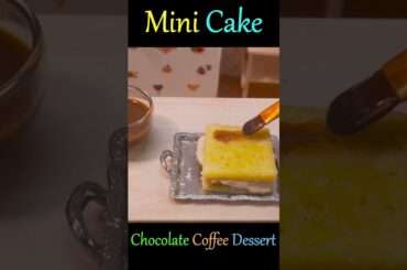 Elegant French Opera Cake Recipe #Shorts #Minicake #cakedecorating #chocolatecake #dessert #coffee