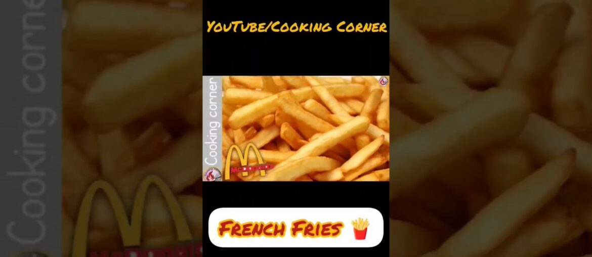 McDonald's Style French Fries Recipe #shorts #youtubeshorts #viral #video #frenchfries