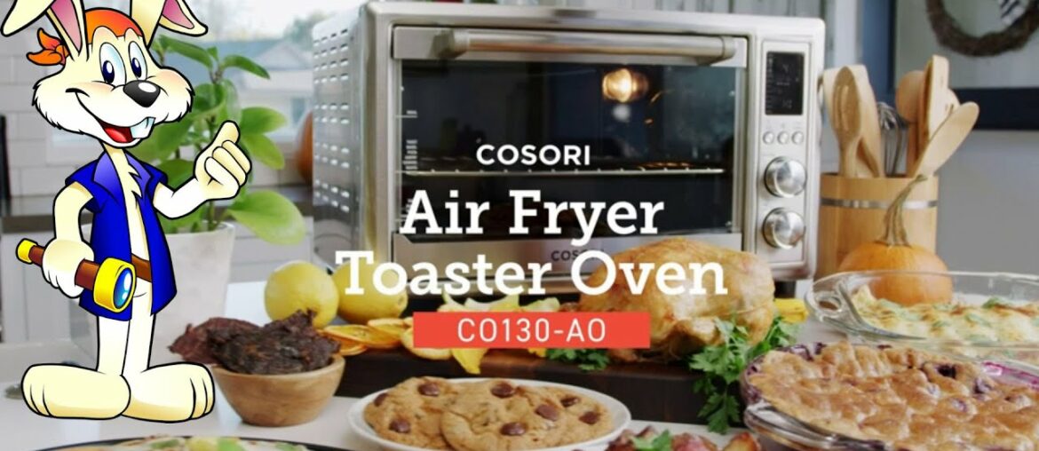 COSORI Air Fryer Toaster Oven with Rotisserie, 13-inch Pizza,100 Recipes COSORI Air Fryer Toaster Oven with Rotisserie, 13-inch Pizza,100 Recipes