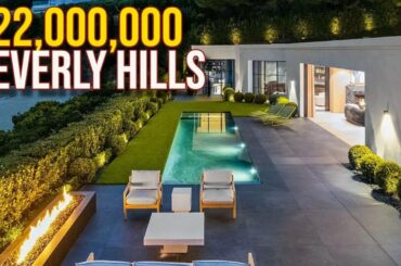 Touring $22,000,000 Beverly Hills Mega Mansion