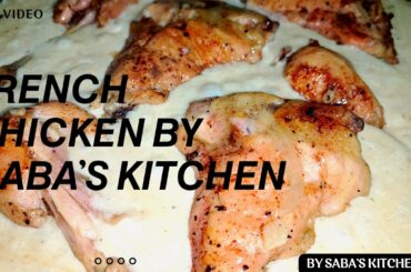 French Chicken | Chicken fricassee | Chicken fricassee without wine by SABA'S KITCHEN