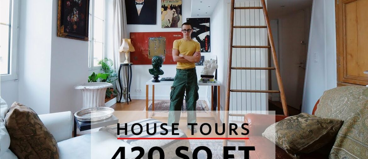 House Tours: A 420 Sq Ft Lofted Studio in Paris, France House Tours: A 420 Sq Ft Lofted Studio in Paris, France