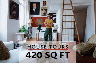 House Tours: A 420 Sq Ft Lofted Studio in Paris, France