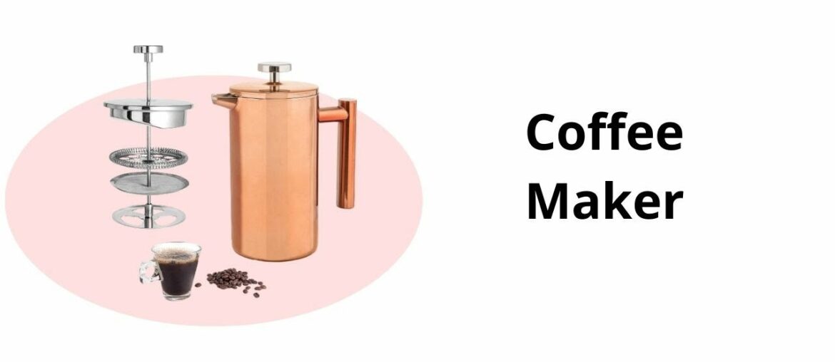 Mixpresso Stainless Steel French Press Coffee Maker Mixpresso Stainless Steel French Press Coffee Maker