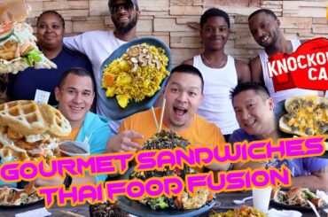 Gourmet Sandwiches with Thai Fusion! What a combo! It’s a Knockout!