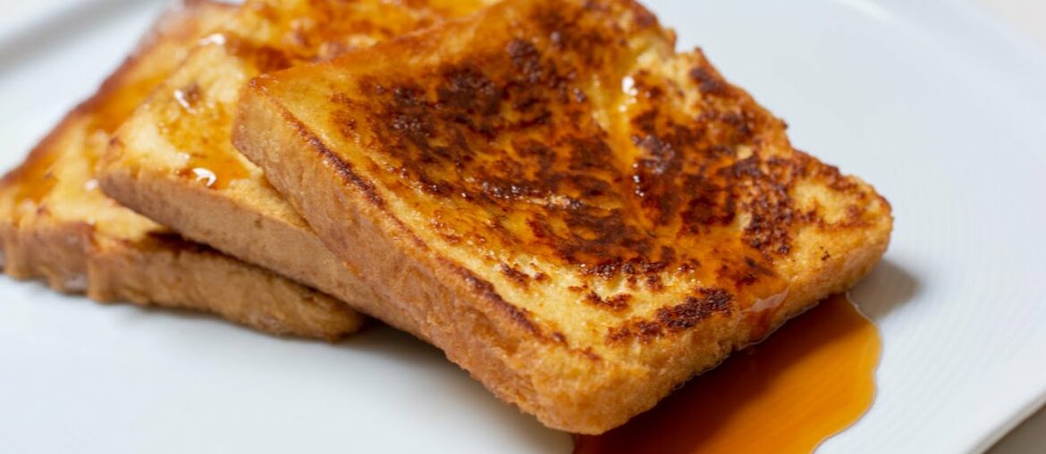 Classic French Toast With Pan [without oven] | easy recipe without cinnamon