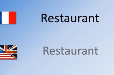 How to say / pronounce Restaurant in French - Restaurant