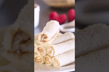 Caramelized French Toast Roll-Ups | Easy Best Breakfast! #shorts