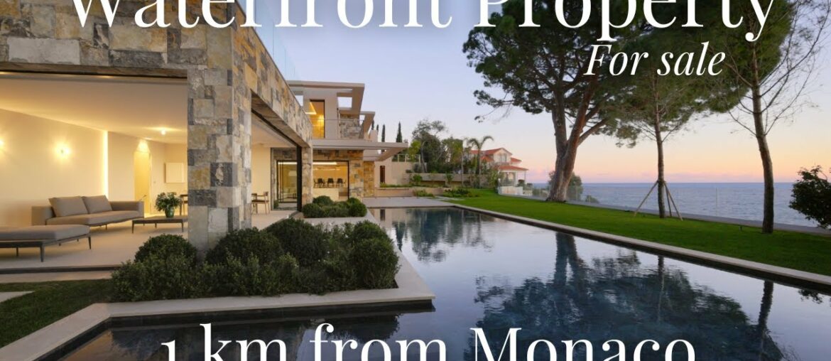 Contemporary New Build Waterfront Villa for Sale in Cap d'Ail – French Riviera – 1 km from Monaco Contemporary New Build Waterfront Villa for Sale in Cap d'Ail - French Riviera - 1 km from Monaco