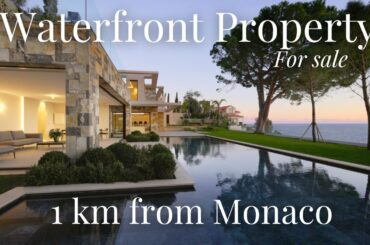 Contemporary New Build Waterfront Villa for Sale in Cap d'Ail - French Riviera - 1 km from Monaco