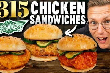 $315 GHOST PEPPER Chicken Sandwich Taste Test | FANCY FAST FOOD