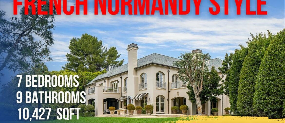 This $23,500,000 Home Is The Perfect Blend Of French Normandy And Contemporary Style Homes