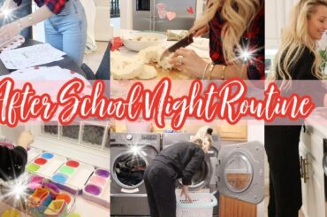 SOLO NIGHT ROUTINE WITH 4 KIDS // HOMEWORK, DINNER, CLEANING AND PREP FOR THE NEXT DAY
