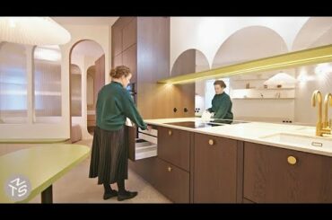 NEVER TOO SMALL: Gelato Bar Inspired Tiny Apartment, Paris 29sqm/312sqft