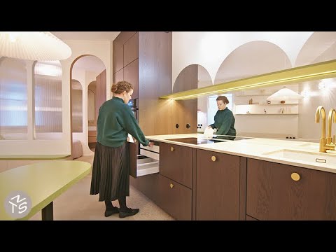 NEVER TOO SMALL: Gelato Bar Inspired Tiny Apartment, Paris 29sqm/312sqft NEVER TOO SMALL: Gelato Bar Inspired Tiny Apartment, Paris 29sqm/312sqft