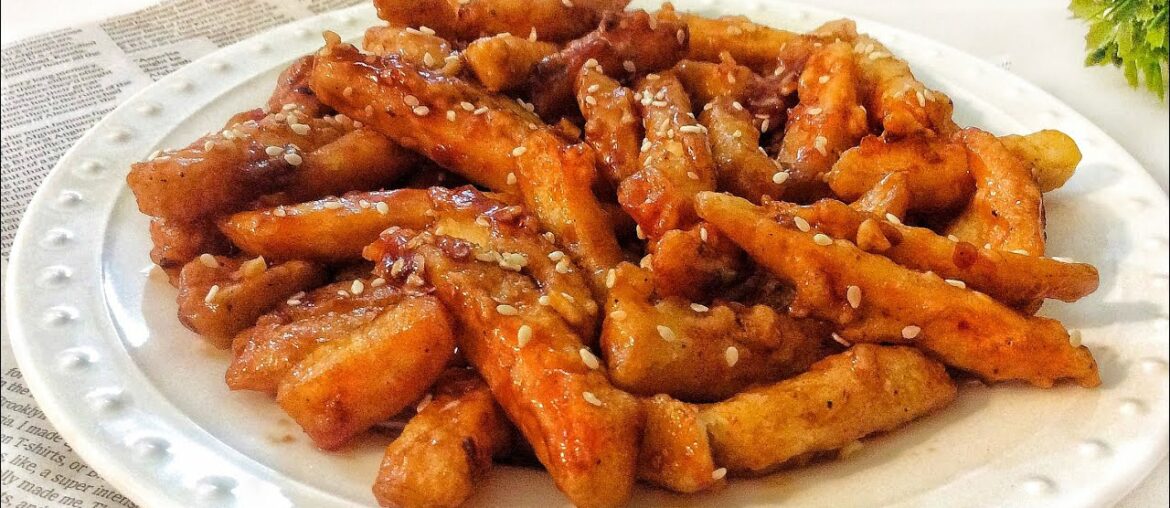 Crispy Sweet Chilli French Fries Recipe | Ramadan Special Chilli Potato Recipe | Potato Snacks Crispy Sweet Chilli French Fries Recipe | Ramadan Special Chilli Potato Recipe | Potato Snacks