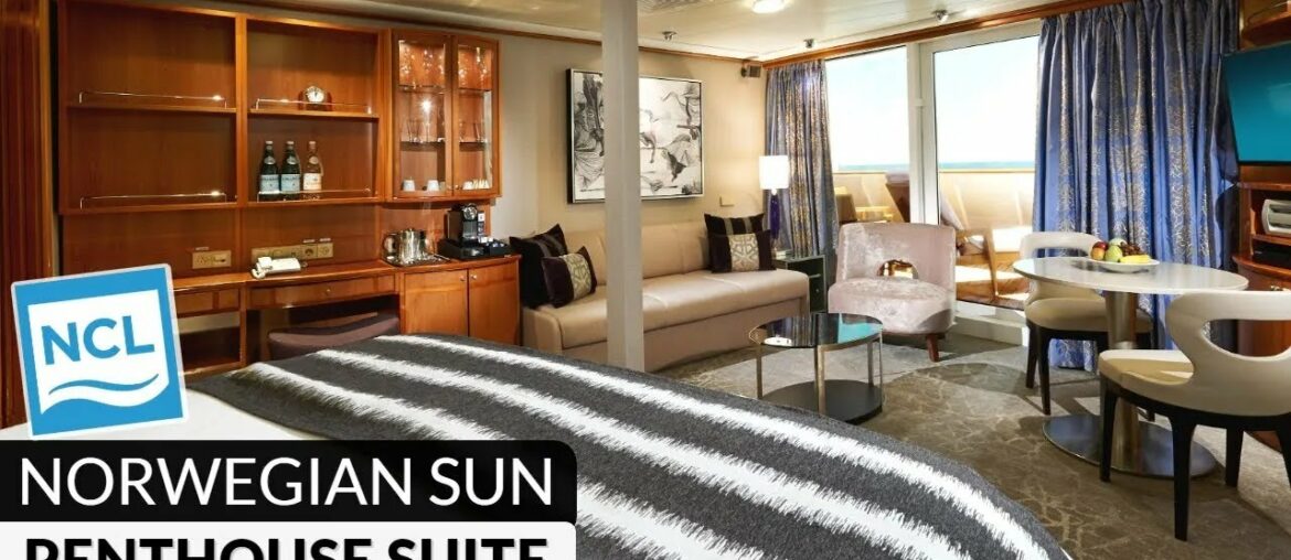 Norwegian Sun | Penthouse Suite with Balcony Tour & Review 4K | Category SH Norwegian Sun | Penthouse Suite with Balcony Tour & Review 4K | Category SH