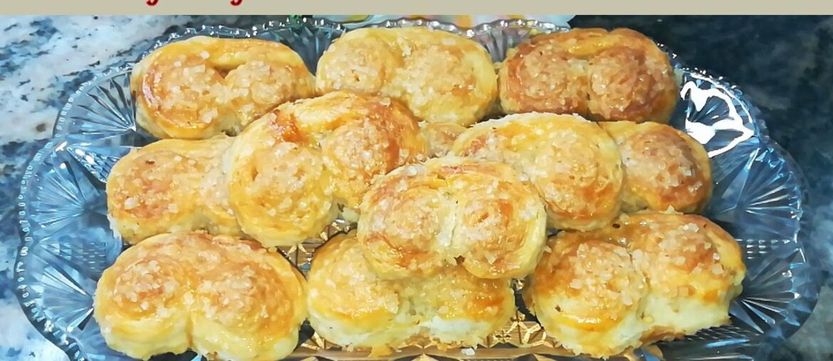 French Hearts Cookies Recipe | Bakery Style French Hearts Recipe | Puff Pastry Biscuits | FM Cuisine