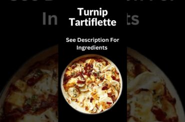 Gluten-Free Turnip Tartiflette Recipe, Simple And Delicious #shorts