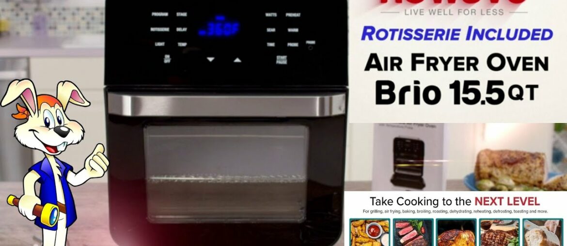 NUWAVE Brio Air Fryer Smart Oven how to use