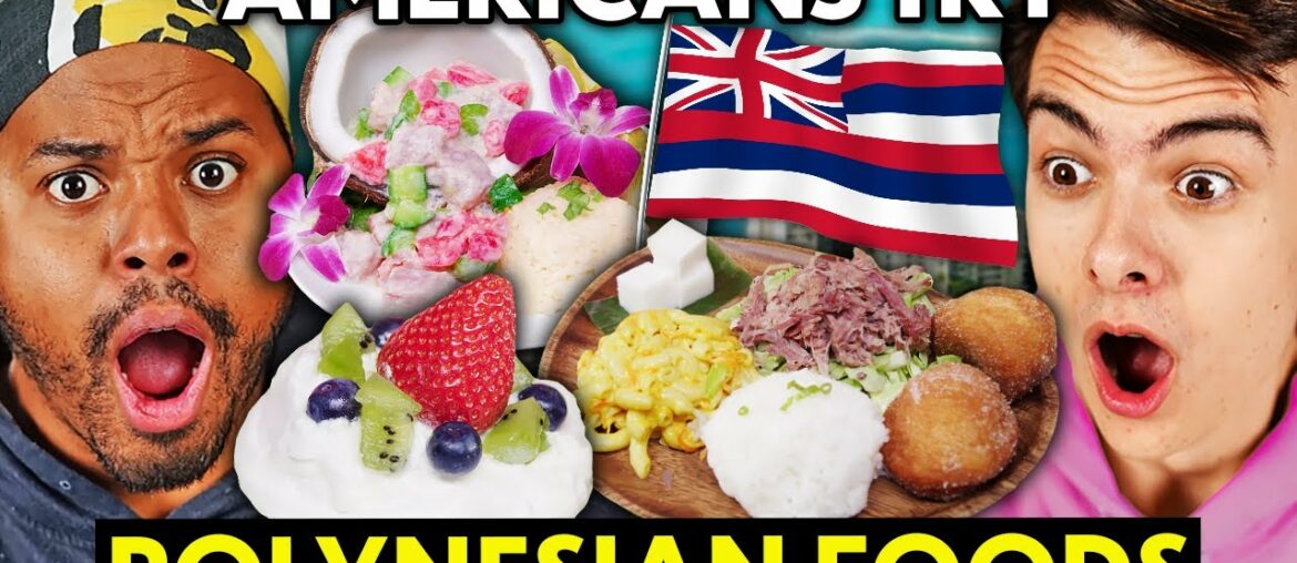 Americans Try Polynesian Food For The First Time! | People Vs. Food Americans Try Polynesian Food For The First Time! | People Vs. Food