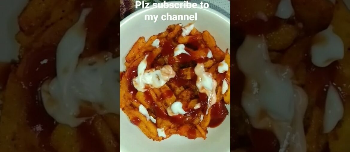 easy and simple french fries recipe#foodie #shortsfeed #viral #shortsvideo