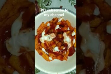 easy and simple french fries recipe#foodie #shortsfeed #viral #shortsvideo