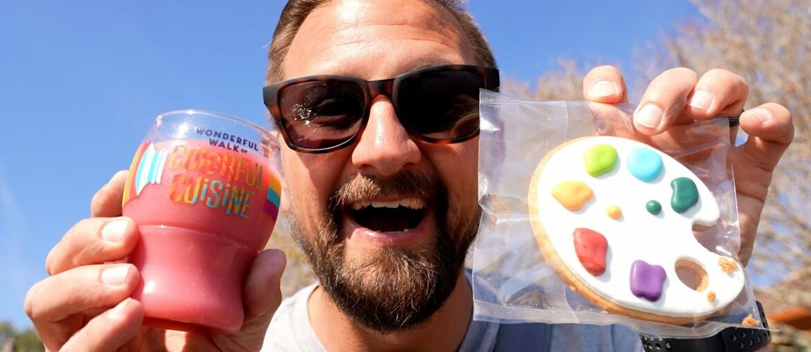 Disney's Wonderful Walk Of Colorful Cuisine At EPCOT + Getting Ready For Flower & Garden Festival!