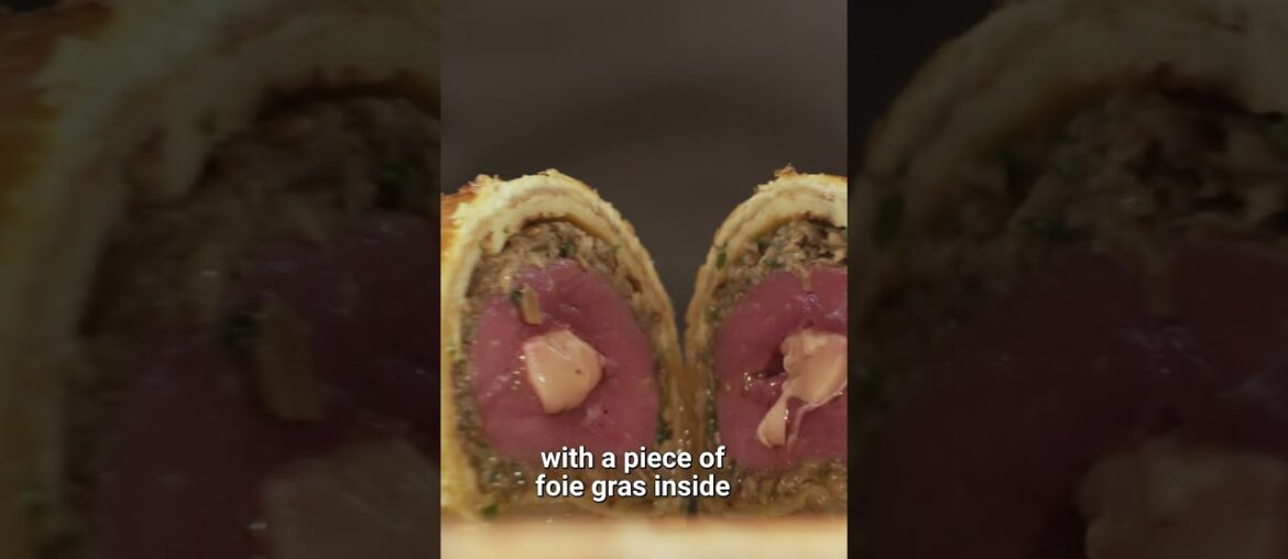 Filetto alla Wellington in un ristorante 3 stelle Michelin inglese #shorts