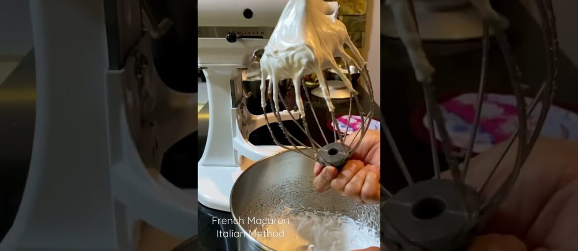 French Macaron recipe Italian method. For full menu visit simplimacarons.com