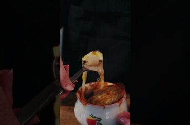 French Onion Soup in slow motion #cooking #foodie #food