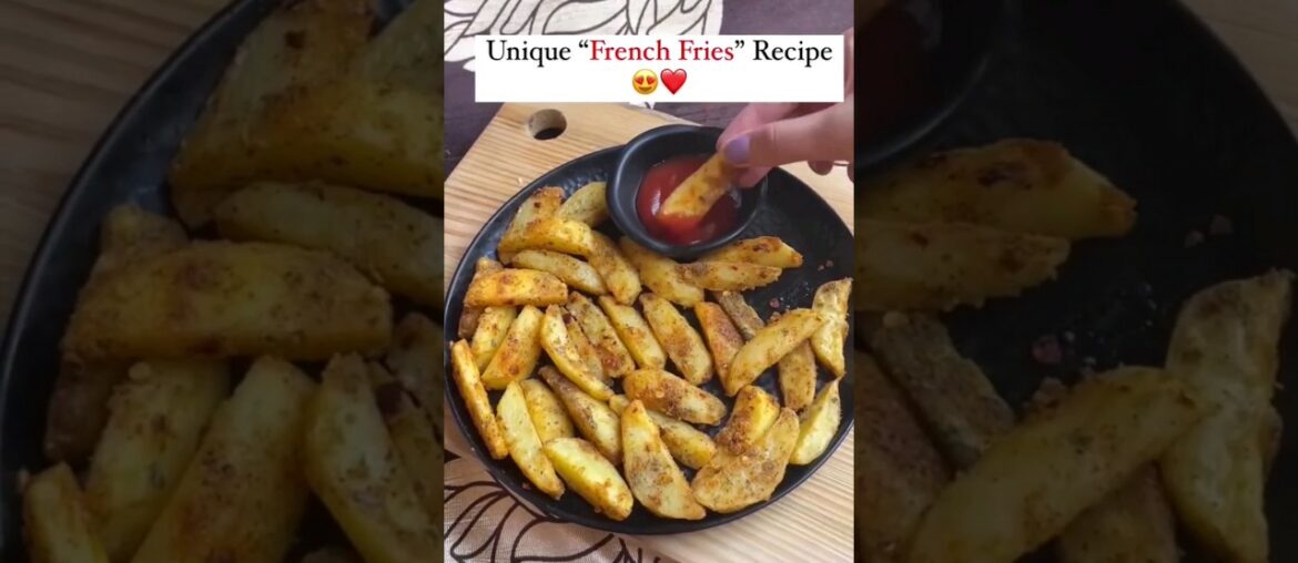 unique french fries. #recipes #ytshorts #youtubeshorts #viralshort #recipeshorts #foodrecipe #fries