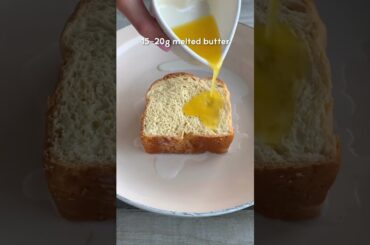 3-INGREDIENT FRENCH TOAST #cooking #food #shorts