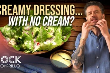 Bistro Salad With Jock's Creamy French Dressing (With No Cream In It!) | Jock Zonfrillo