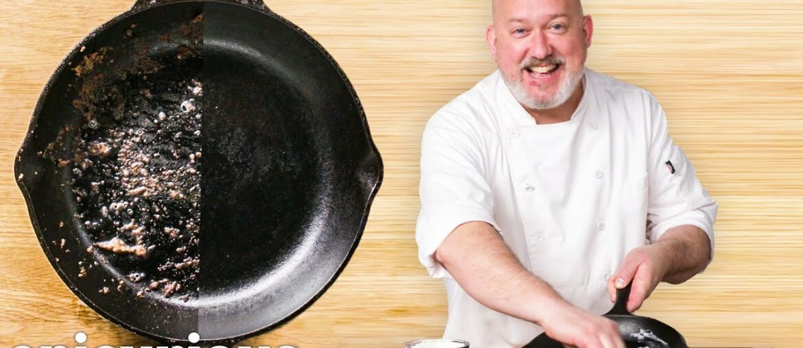 The Best Way To Clean and Season a Cast Iron Skillet | Epicurious The Best Way To Clean and Season a Cast Iron Skillet | Epicurious