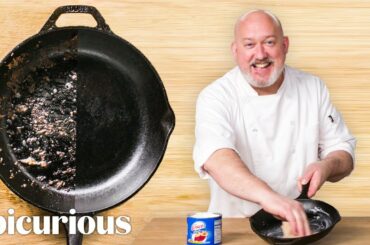 The Best Way To Clean and Season a Cast Iron Skillet | Epicurious