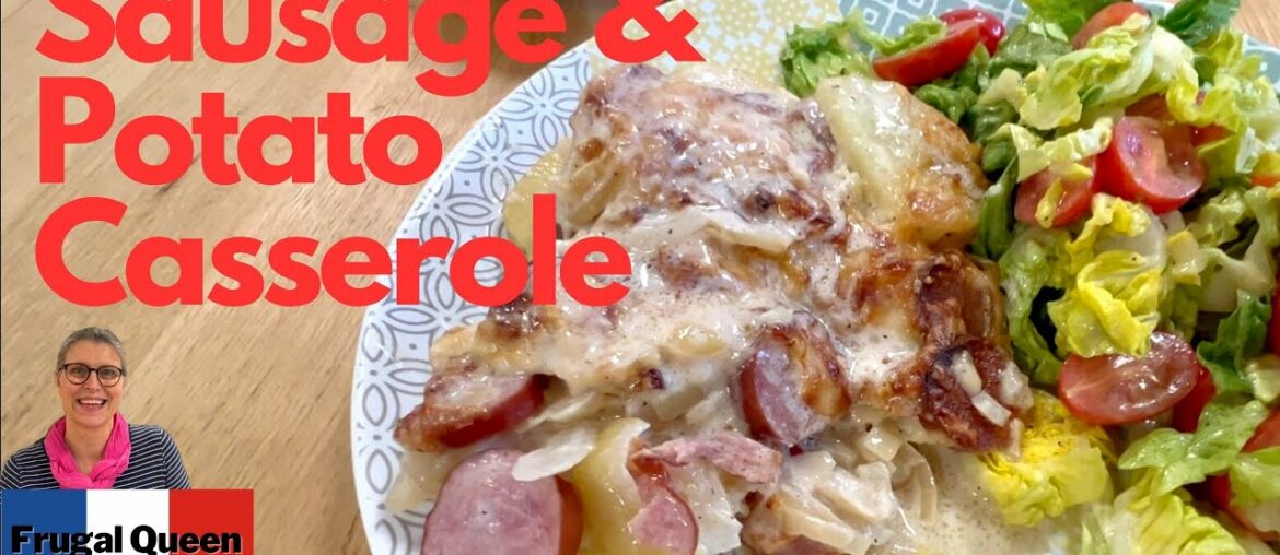 Sausage & Potato Casserole #sausage #casserole #frugal #costoflivingcrisis #potato V2 Sausage & Potato Casserole #sausage #casserole #frugal #costoflivingcrisis #potato V2